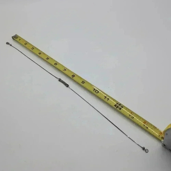 Silver Tone Princess Necklace 15 inch - Picture 5 of 5